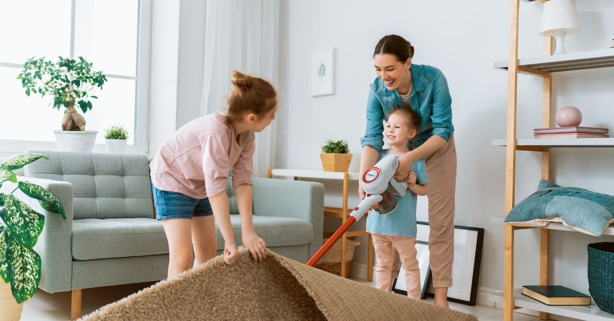 Involving everyone to help cleaning